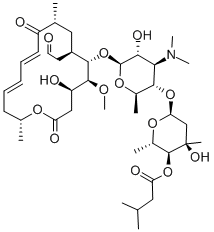 Structure of niddamycin