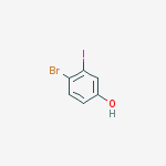 Structure of 4-Bromo-3-iodophenol