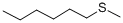 Structure of N-HEXYL METHYL SULFIDE