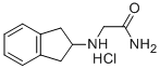 Structure of 2-(INDENYLAMINO)ACETAMIDE, HYDROCHLORIDE SALT