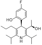 Structure of (aphlaR,4R)-4-(4-Fluoro-2-hydroxyphenyl)-α-Methyl-2,6-bis(1-Methylethyl)-5-propyl-3-pyridineMethanol