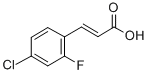 Structure of 4-CHLORO-2-FLUOROCINNAMIC ACID