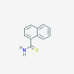 Structure of 1-naphthalenecarbothioamide