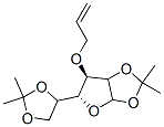 (3R,4S)-3-[(4R)-2,2-dimethyl-1,3-dioxolan-4-yl]-7,7-dimethyl-4-prop-2-enoxy-2,6,8-trioxabicyclo[3.3.0]octane结构式