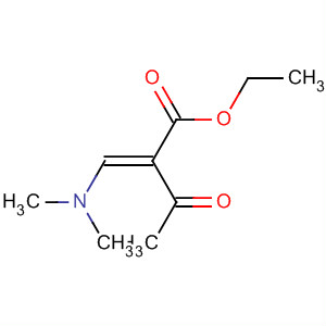 Structure of Butanoic acid, 2-[(dimethylamino)methylene]-3-oxo-, ethyl ester, (2E)-