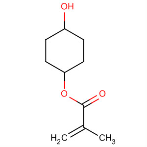 Structure of 2-Propenoic acid, 2-methyl-, 4-hydroxycyclohexyl ester