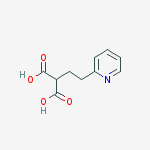 Structure of 2-(2-PYRIDIN-2-YLETHYL)MALONIC ACID