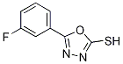 Structure of 5-(3-FLUORO-PHENYL)-[1,3,4]OXADIAZOLE-2-THIOL