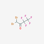 Structure of 1,1-dibromo-3,3,4,4,4-pentafluorobutan-2-one