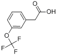 Structure of 3-(Trifluoromethoxy)phenylacetic acid