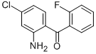 Structure of 2-AMINO-4-CHLORO-2'-FLUOROBENZOPHENONE