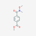 Structure of N-Methoxy-N-methylterephthalamic acid methyl ester