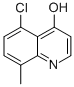 Structure of 5-CHLORO-4-HYDROXY-8-METHYLQUINOLINE