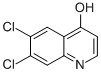 Structure of 4-HYDROXY-6,7-DICHLOROQUINOLINE
