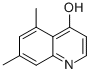 5,7-DIMETHYL-4-QUINOLINOL结构式