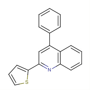 Quinoline, 4-phenyl-2-(2-thienyl)-结构式