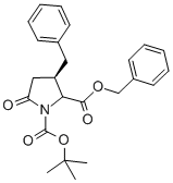 Structure of (4R)-BOC)-4-BENZYL-PYR-OBZL