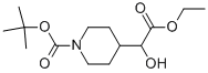 1-BOC-4-(ETHOXYCARBONYL-HYDROXY-METHYL)-PIPERIDINE结构式