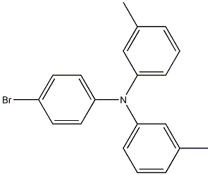 Structure of N-(4-bromophenyl)-3-methyl-N-(3-methylphenyl)aniline