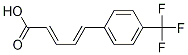 Structure of 2,4-Pentadienoic acid, 5-[4-(trifluoroMethyl)phenyl]-, (2E,4E)-