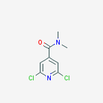 Structure of 2,6-dichloro-N,N-dimethylisonicotinamide