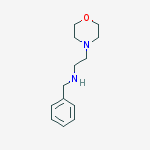 N-苄基-N-2-(4-吗啉)乙胺结构式