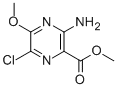 Structure of METHYL 3-AMINO-6-CHLORO-5-METHOXYPYRAZINE-2-CARBOXYLATE