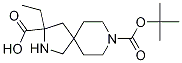 Structure of 2,8-Diaza-spiro[4.5]decane-3,8-dicarboxylic acid 8-tert-butyl ester 3-ethyl ester