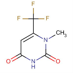 Structure of 2,4(1H,3H)-Pyrimidinedione, 1-methyl-6-(trifluoromethyl)-