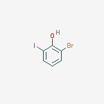 Structure of Phenol, 2-bromo-6-iodo-