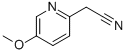 Structure of 2-Pyridineacetonitrile,5-methoxy-