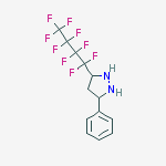Structure of 5-(1,1,2,2,3,3,4,4,4-nonafluorobutyl)-3-phenyl-1h-pyrazole