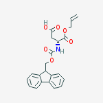 Structure of Fmoc-D-Asp-OAll