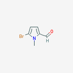 Structure of 5-bromo-1-methyl-1h-pyrrole-2-carbaldehyde