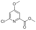 Structure of 6-Chloro-4-methoxypyridine-2-carboxylicacid methyl ester