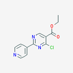 Structure of Ethyl 4-chloro-2-pyridin-4-ylpyrimidine-5-carboxylate