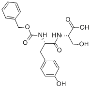Structure of Z-TYR-SER-OH