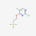 Structure of 2-chloro-5-methyl-4-(2-trimethylsilanyl-ethoxy)-pyrimidine