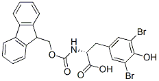 FMOC-D-TYR(3,5-BR2)-OH结构式