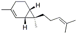 (1R,6S,7R)-3,7-Dimethyl-7-(4-methyl-3-pentenyl)bicyclo[4.1.0]hepta-2-ene结构式