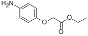 Structure of Acetic acid, 2-(4-aminophenoxy)-, ethyl ester