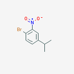 1-bromo-2-nitro-4-propan-2-ylbenzene结构式