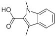 Structure of 1,3-dimethyl-1H-indole-2-carboxylic acid