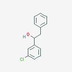 Structure of 1-(3-chlorophenyl)-2-phenylethanol
