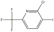 Structure of 2-Chloro-3-iodo-6-(trifluoromethyl)pyridine
