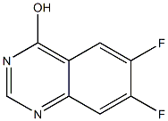 Structure of 6,7-difluoro-3H-quinazolin-4-one