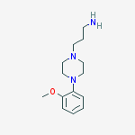 Structure of 1-(3-Aminopropyl)-4-(2-methoxyphenyl)piperazine