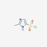 Structure of 2-METHYL-1H-IMIDAZOLE-4-SULPHONYL CHLORIDE