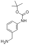 Structure of 3-(AMINOMETHYL)-1-N-BOC-ANILINE