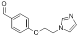 Structure of 4-[2-(1H-imidazol-1-yl)ethoxy]benzaldehyde
